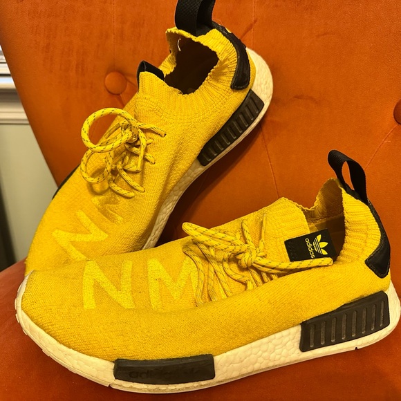 Adidas NMD Bright Yellow Sneakers - Picture 1 of 4